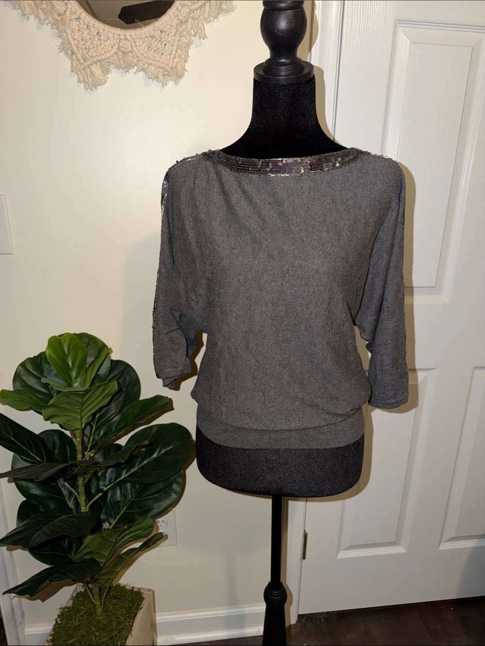 Sequined sweater by Talbots